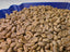 raw coffee grains on display